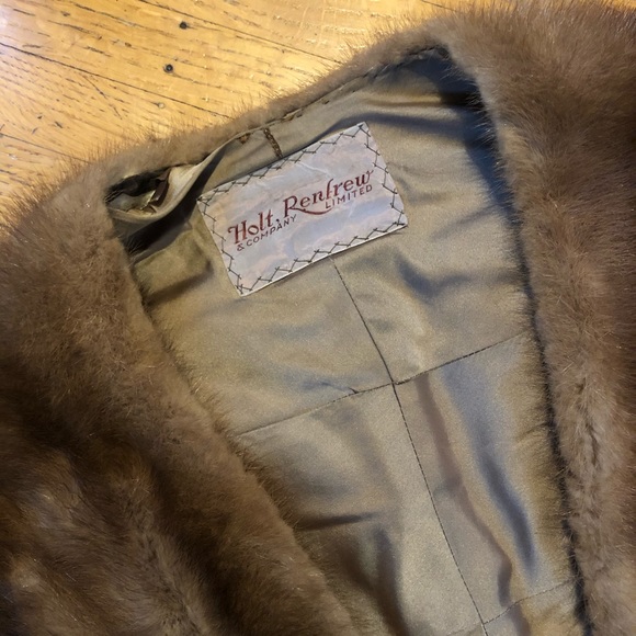 VINTAGE HOLT RENFREW MINK STOLE - Picture 2 of 6